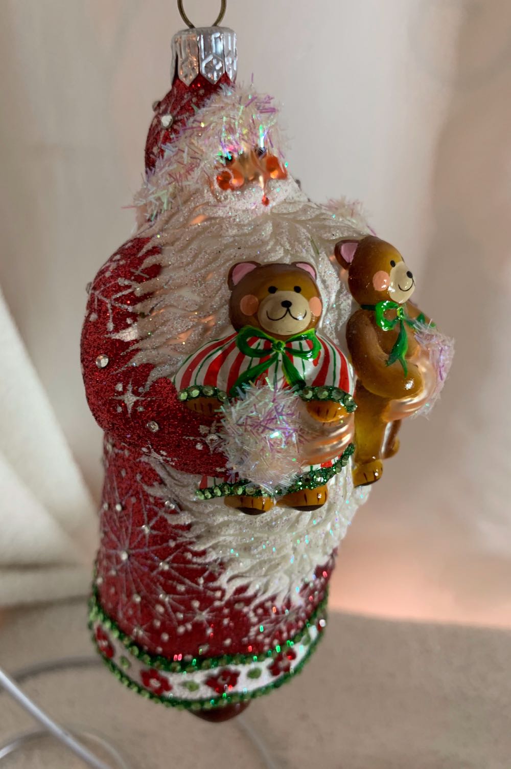 Prromises To Keep, Poinsettia - Other Exclusive (Santa) ornament collectible - Main Image 2