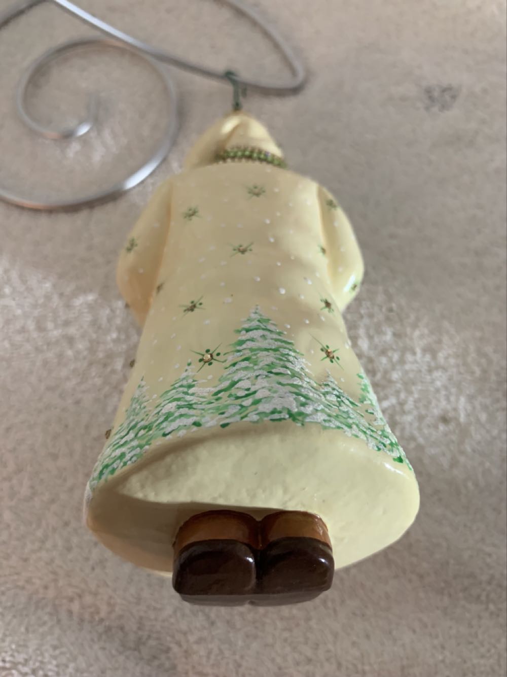 Dearest Claus, Crème & Green, TBA - General Line (Santa) ornament collectible - Main Image 4