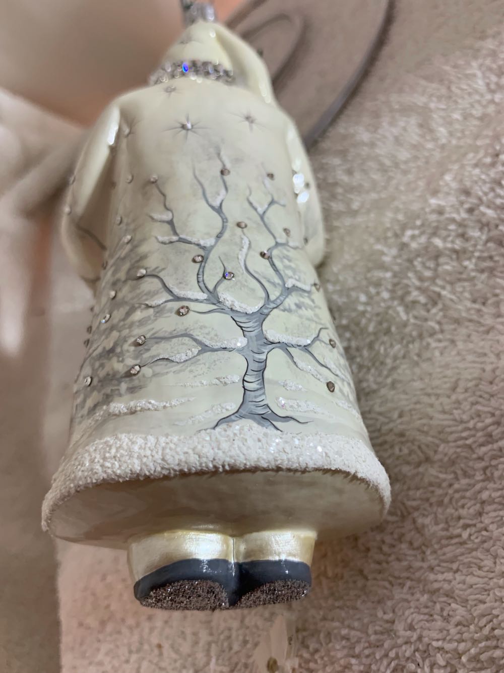 Santa for Patti, Pearl & Platinum - Commissioned Design (Santa) ornament collectible - Main Image 4