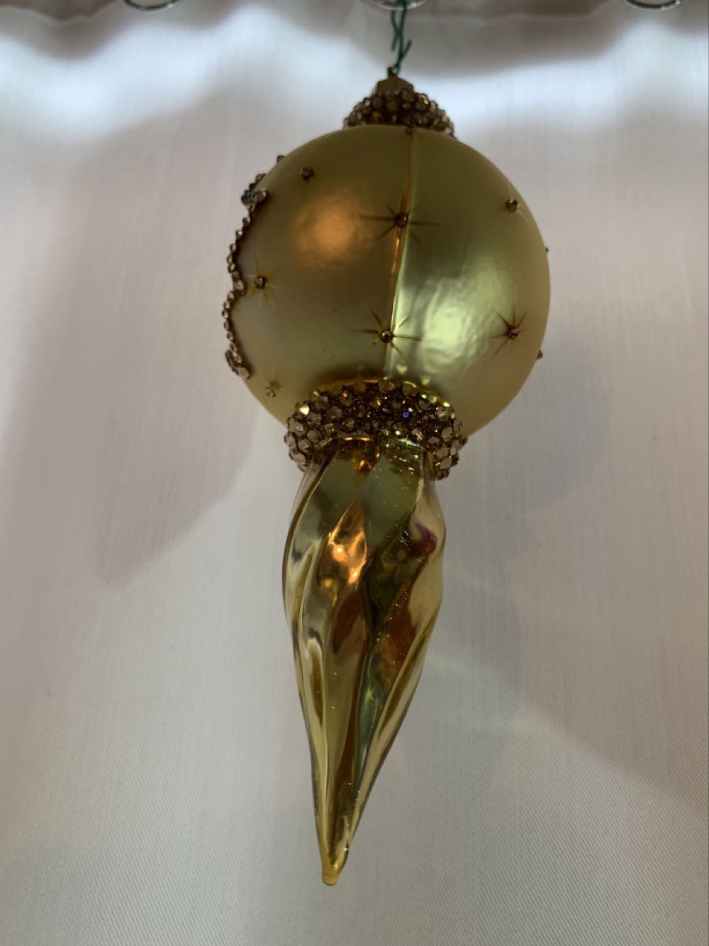 La Neige, Gold - General Line (Christmas Tree Ornament) ornament collectible - Main Image 3