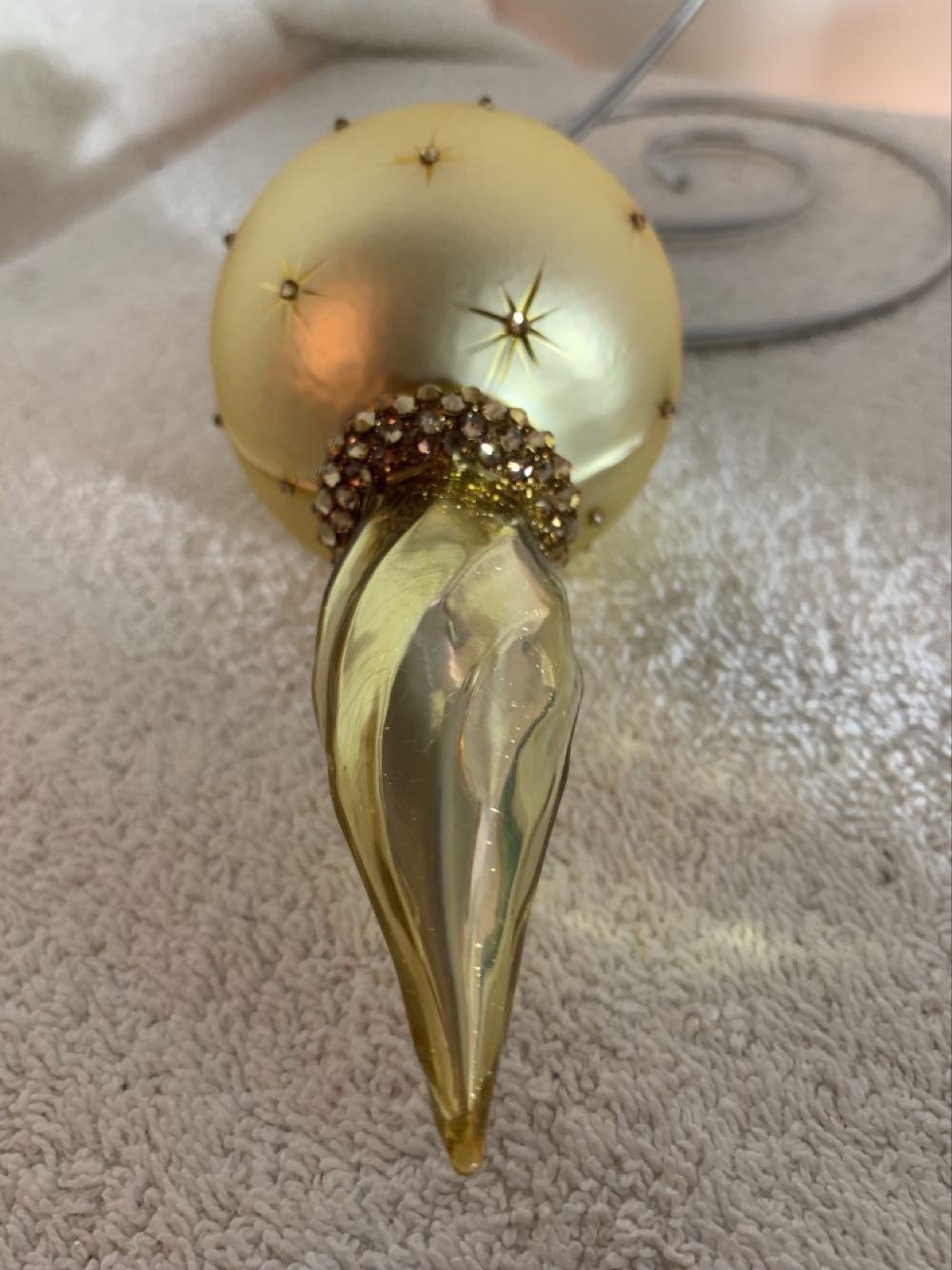 La Neige, Gold - General Line (Christmas Tree Ornament) ornament collectible - Main Image 4