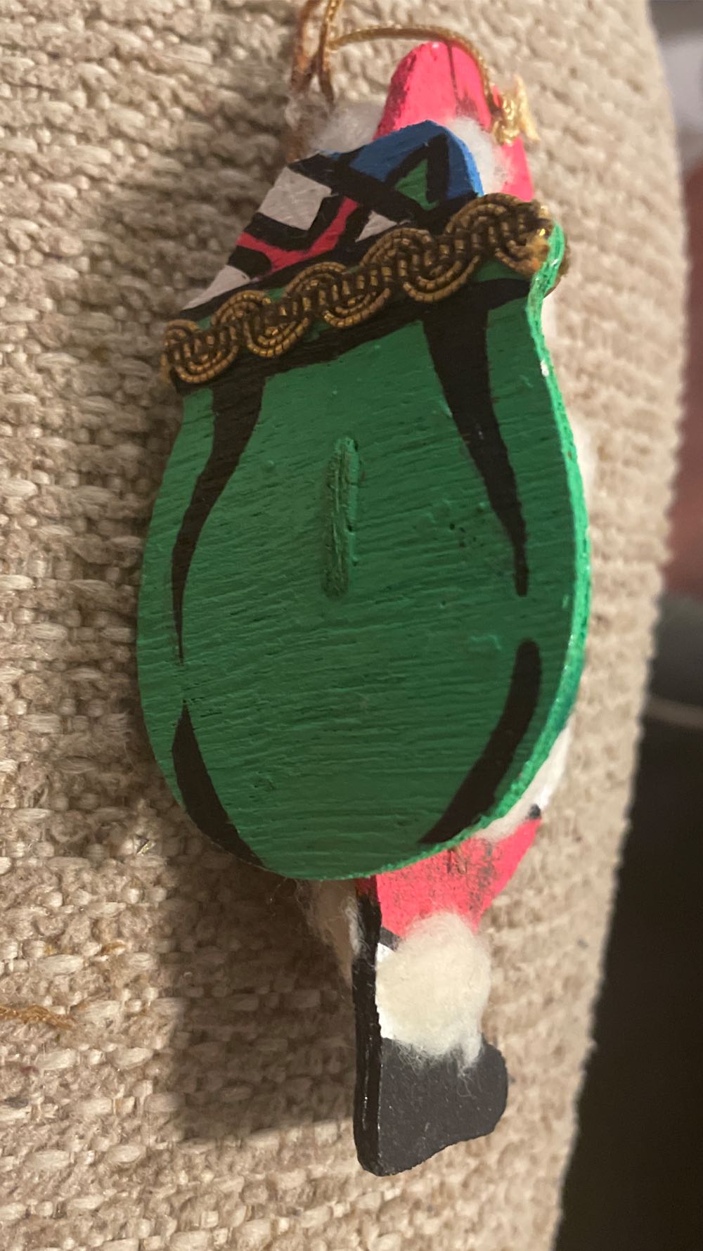 Arrow - Wood - 3D - Santa - Santa (Paint By Number) ornament collectible - Main Image 2