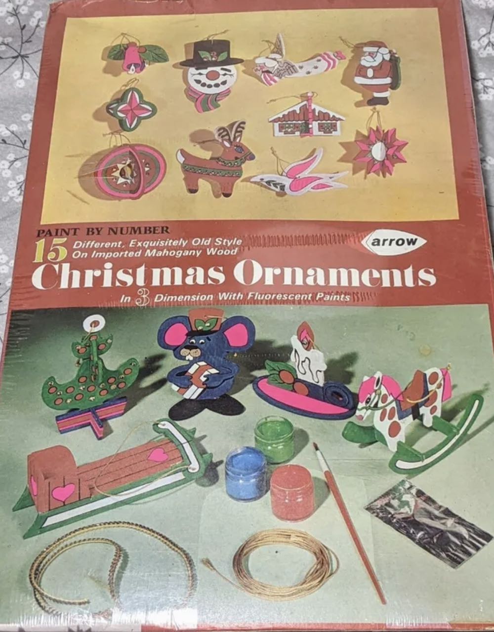 Arrow - Wood - 3D - Rocking Horse - Rocking Horse (Paint By Number) ornament collectible - Main Image 3