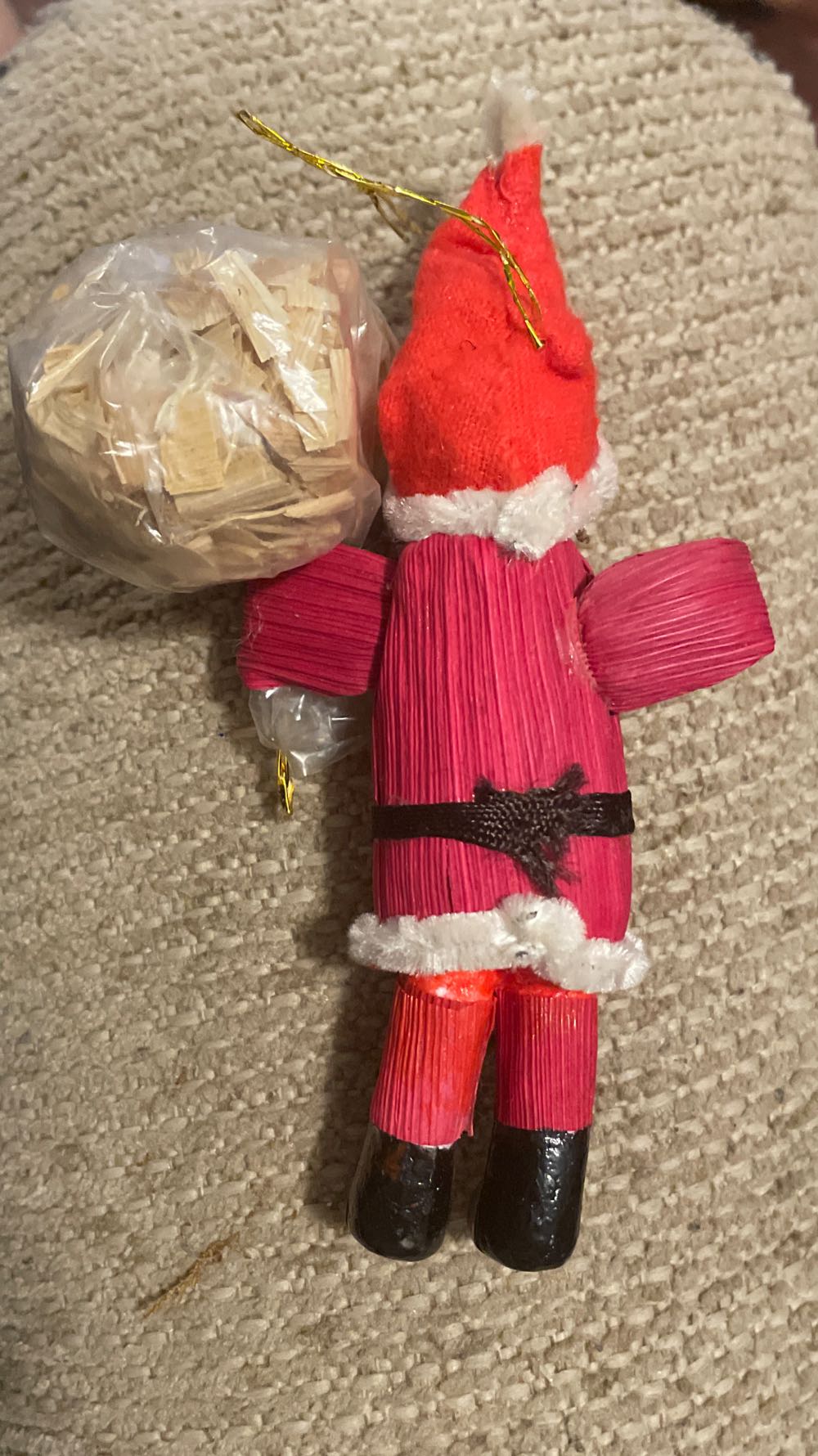 Kurt Adler - Corn Husk - Santa - Santa (Corn Husk) ornament collectible - Main Image 2