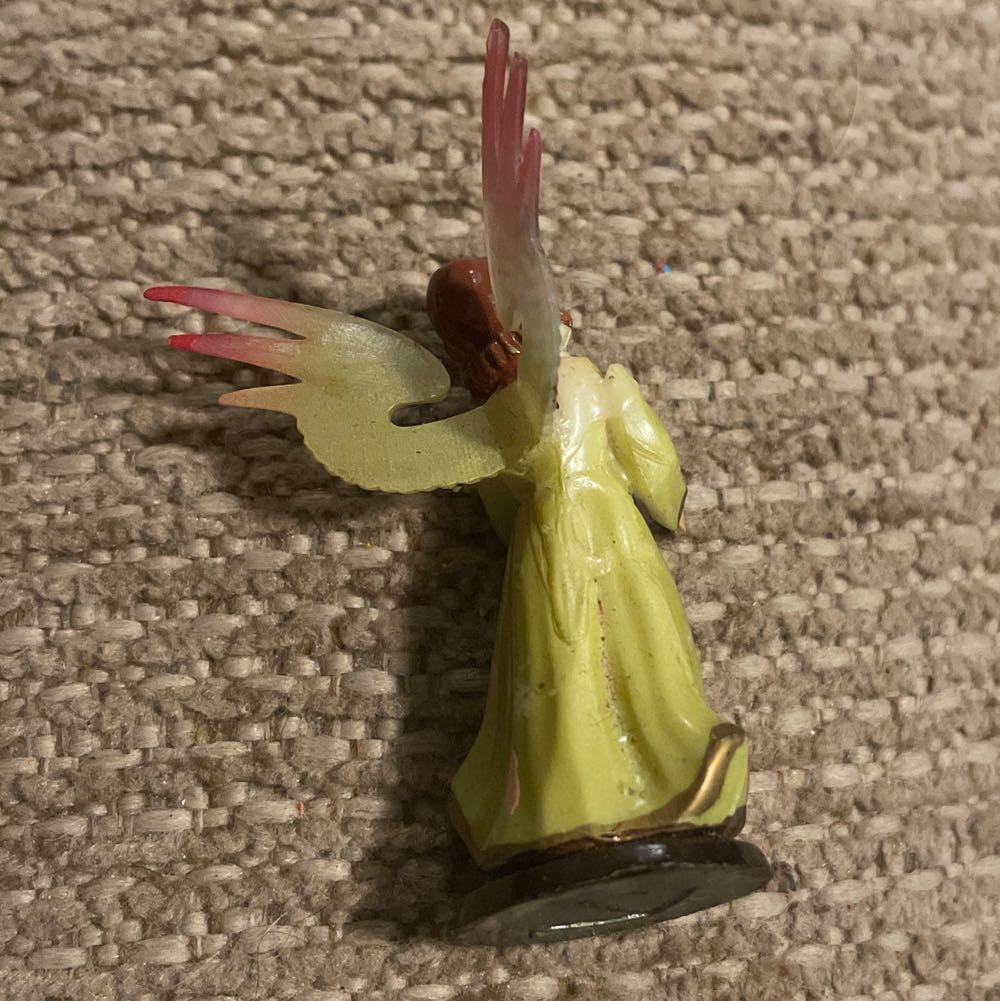 Plastic - Angel - With Flute - Angel (Plastic) ornament collectible - Main Image 2