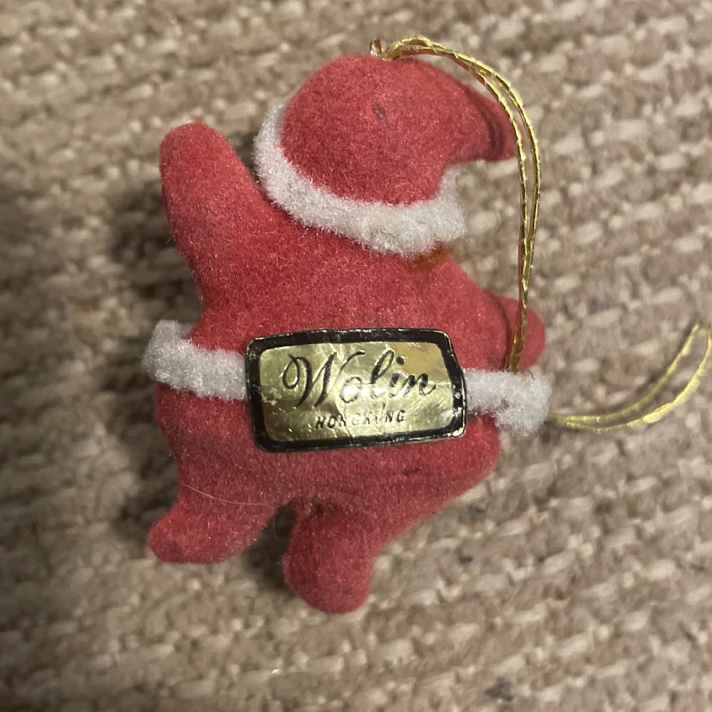 Wolin - Santa - Flocked - Santa (Flocked) ornament collectible - Main Image 2