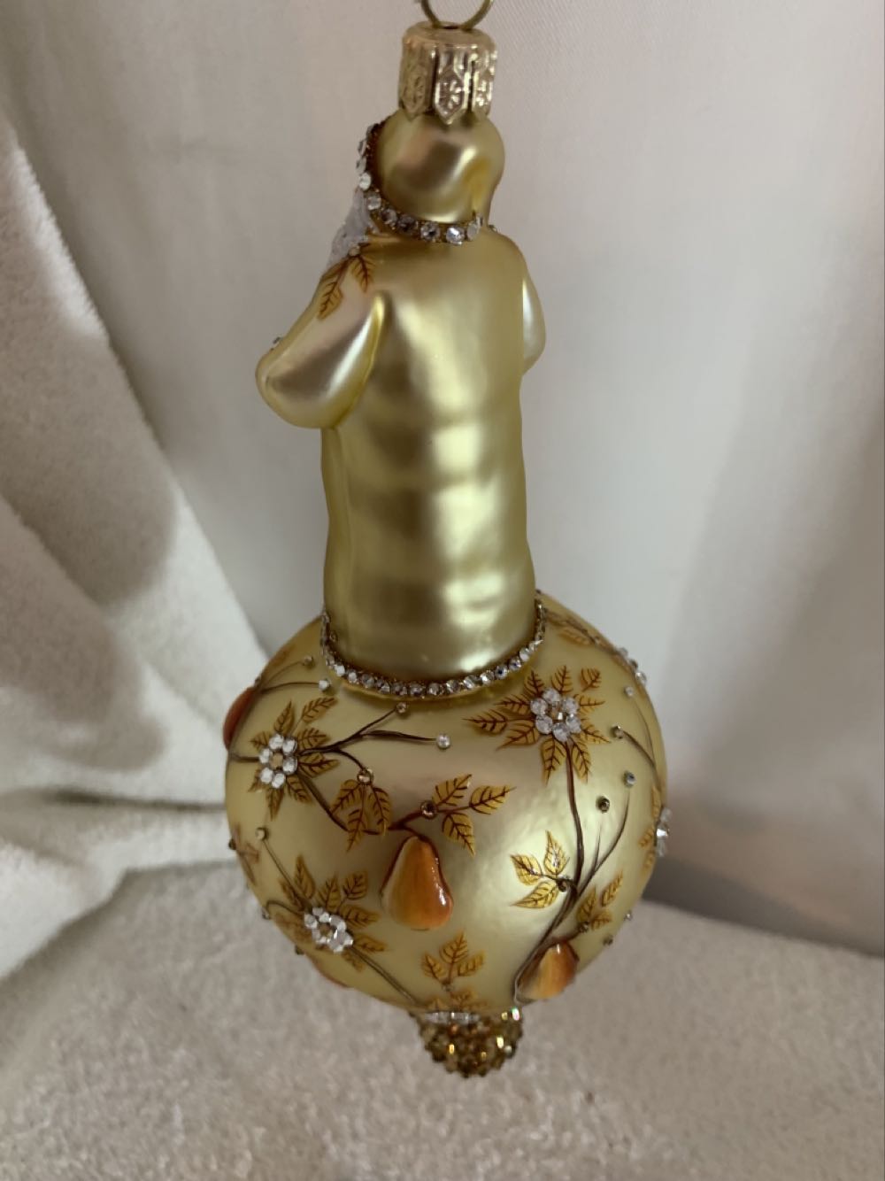 La Vielle Russie, Partridge and Pears, Gold - General Line (Santa) ornament collectible - Main Image 3