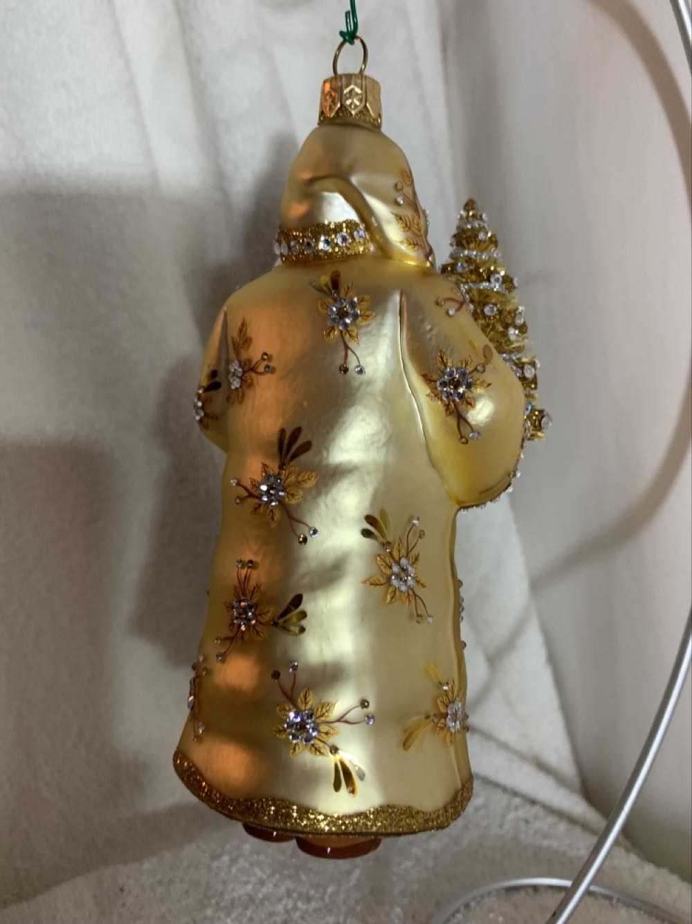 Jubilee Claus, Gold - Commissioned Design (Santa) ornament collectible - Main Image 3