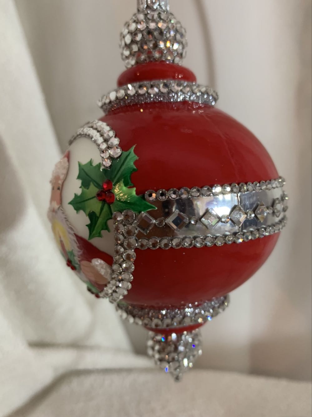 Twirl, True Red & Holly - General Line (Santa) ornament collectible - Main Image 3