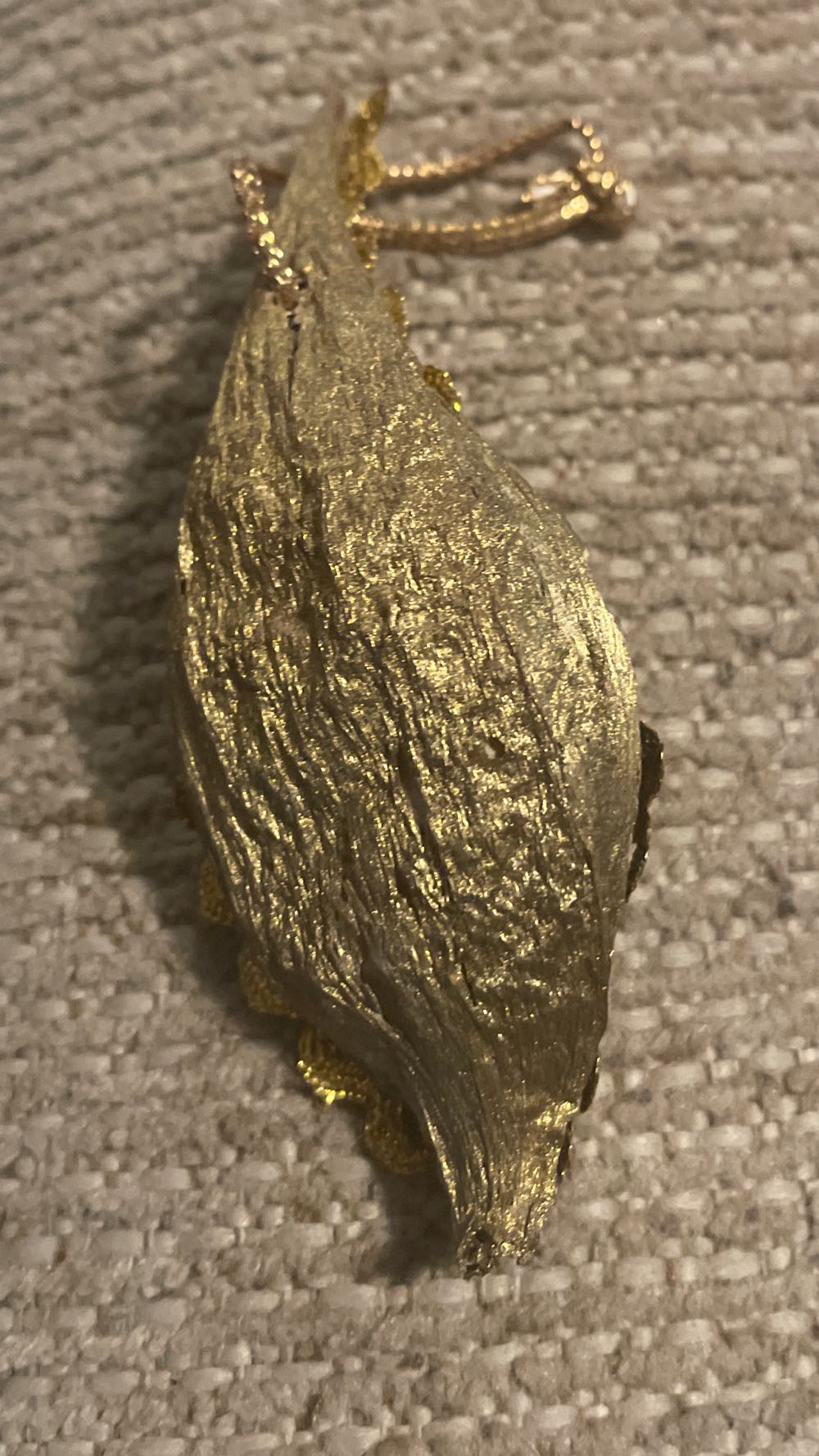 Milkweed Pod - Angel - With Cello - Purple - Angel (Milkweed Pod) ornament collectible - Main Image 2