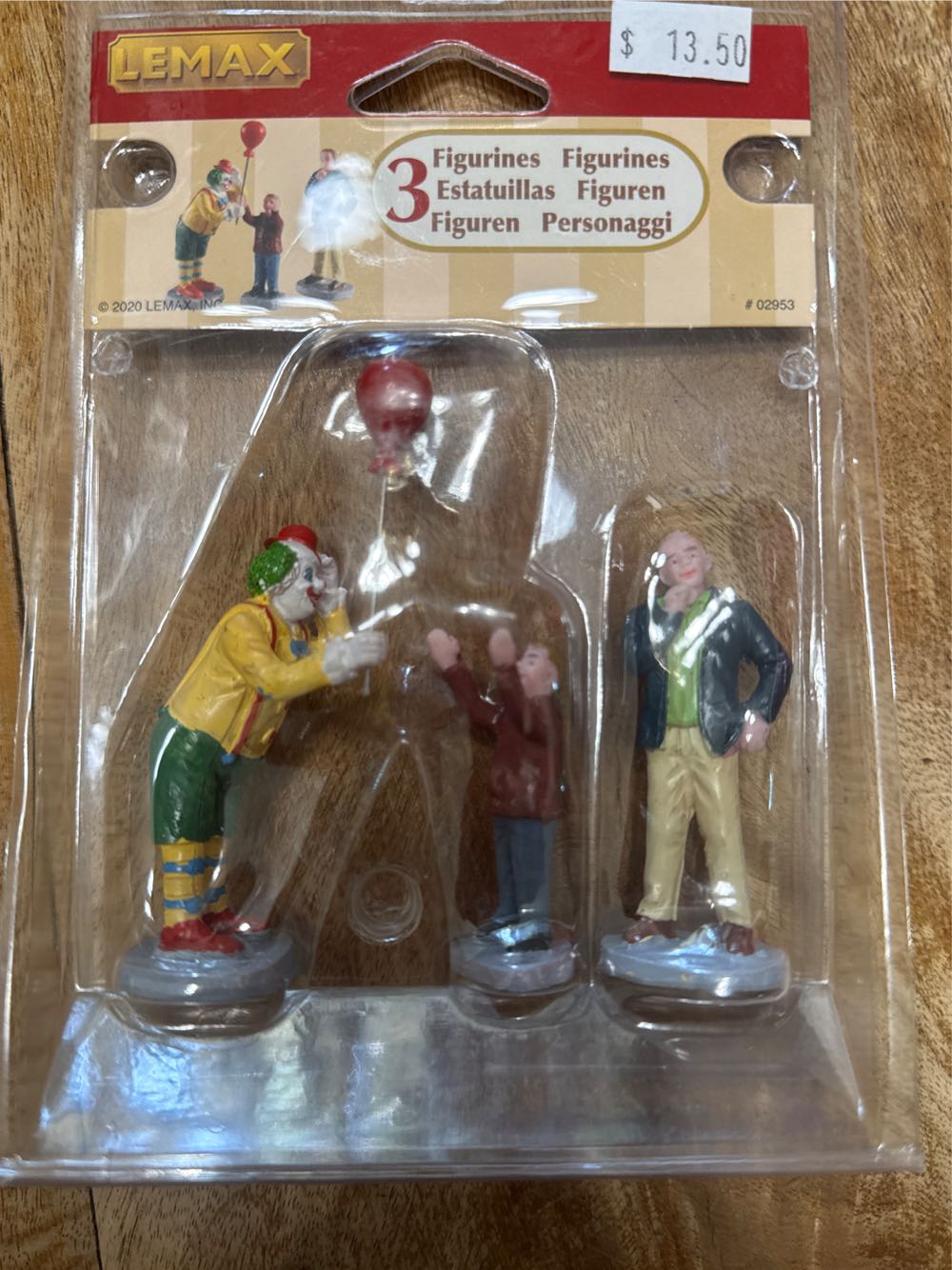 Friendly Clown Set Of 3 #02953 - Carnival (Figurine) ornament collectible [Barcode 728162029539] - Main Image 2