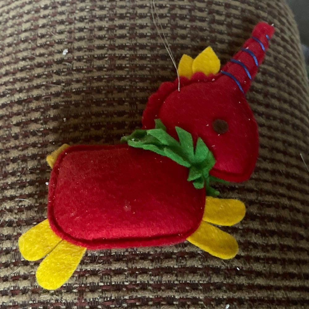 Felt - Unicorn - Unicorn (Felt) ornament collectible - Main Image 2