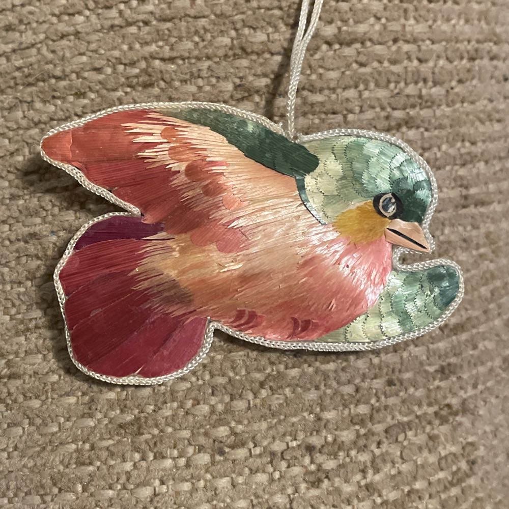 Bamboo - Pressed - Bird - Bird (Pressed Bamboo) ornament collectible - Main Image 2