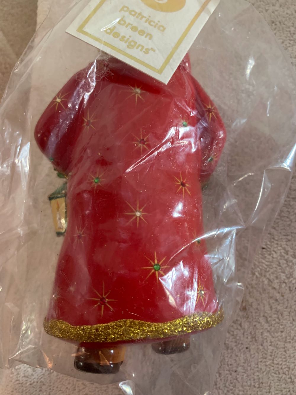 Light My Way, Red, Green & Gold - General Line (Santa) ornament collectible - Main Image 3
