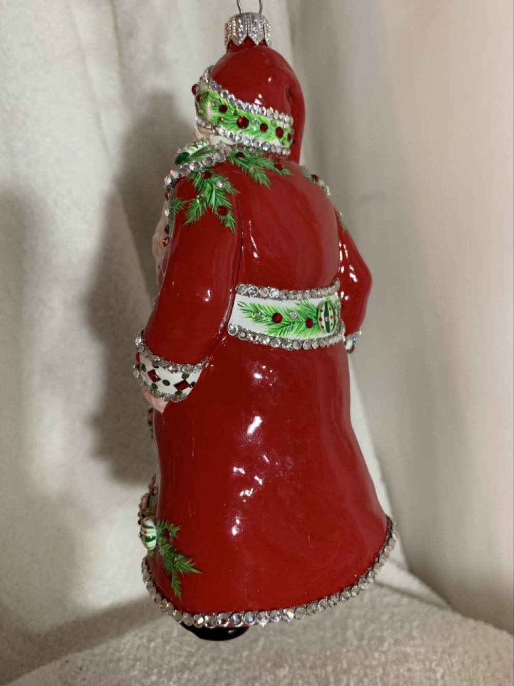 Belperron Claus, Ornamental And Pine Boughs - Event Piece (Santa) ornament collectible - Main Image 3