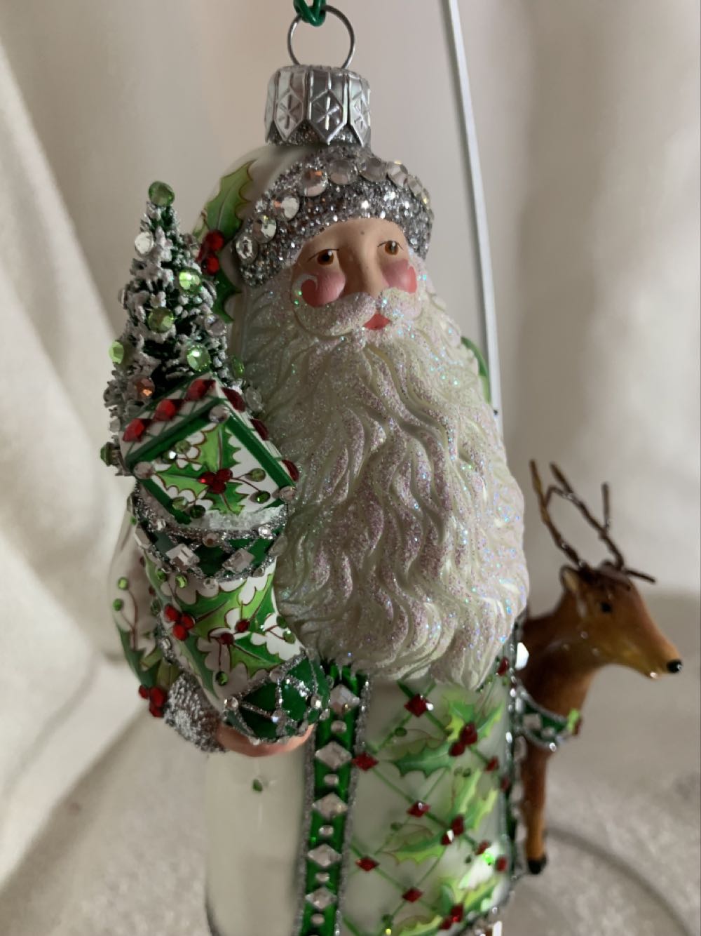 By My Side, Pearl & Holly - General Line (Santa) ornament collectible - Main Image 2