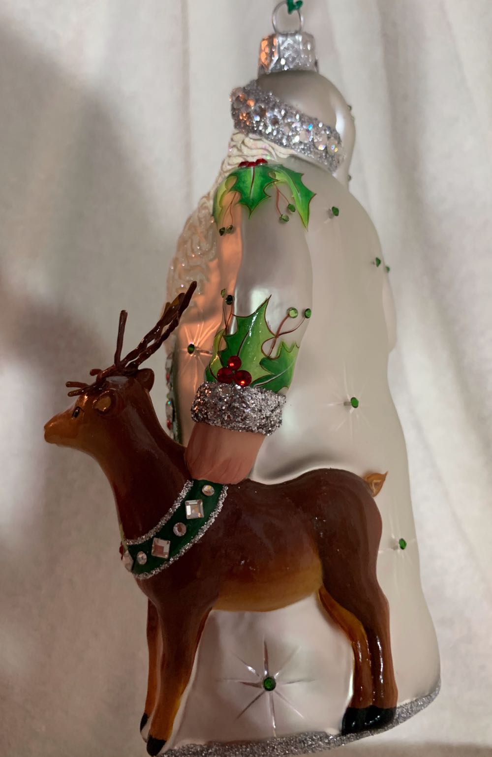 By My Side, Pearl & Holly - General Line (Santa) ornament collectible - Main Image 3