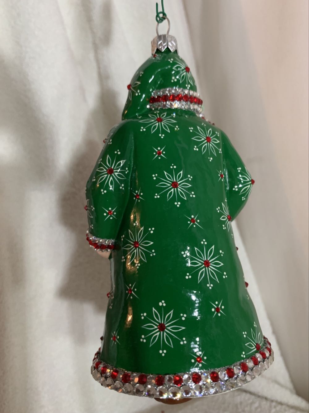 Twas the Night, Pine Green - Commissioned Design (Santa) ornament collectible - Main Image 3