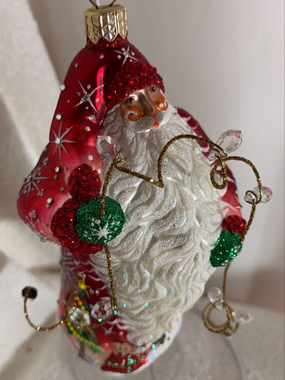 Lighting the Tree, Red - Pre Release, Exclusive (Santa) ornament collectible - Main Image 2