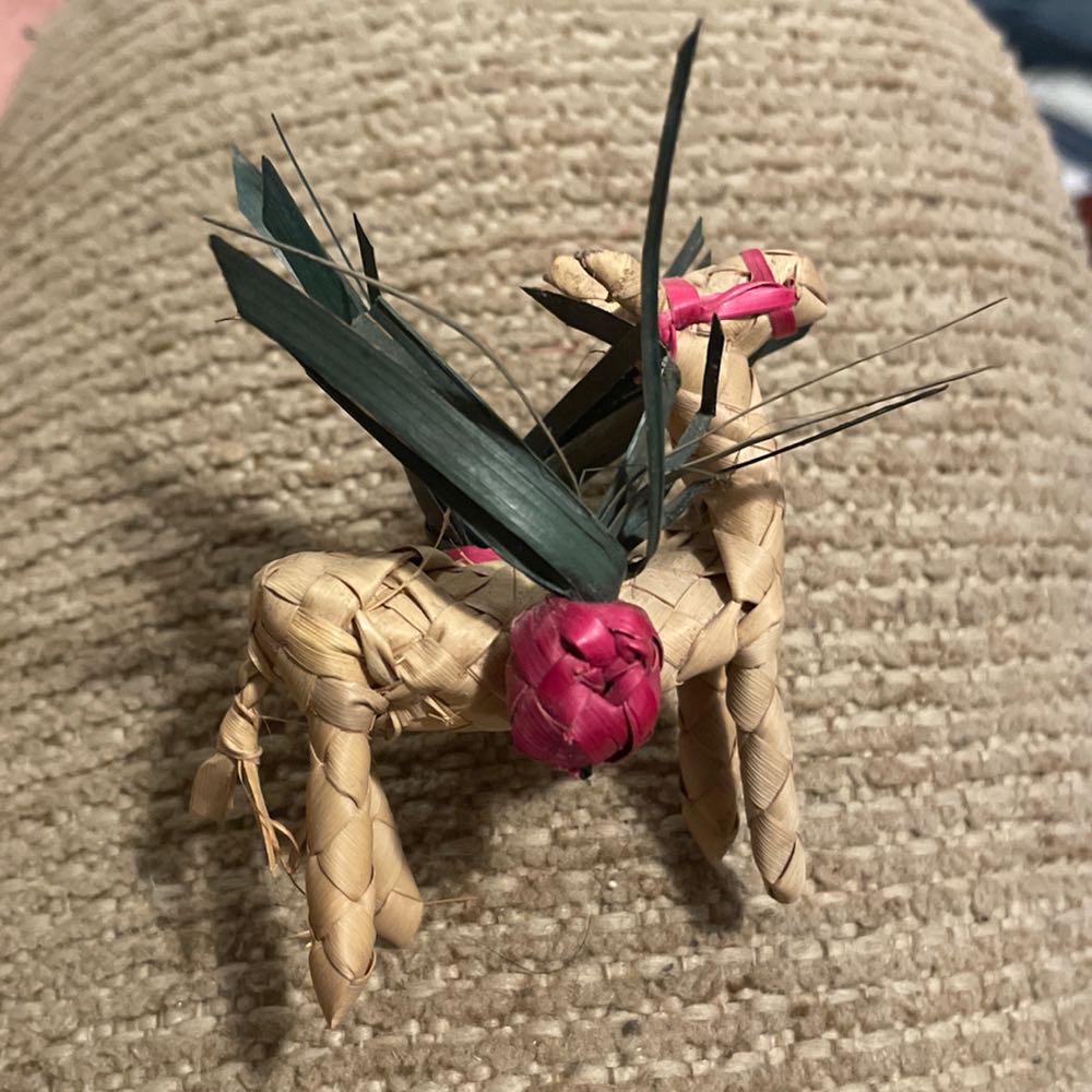 Straw - Donkey  - Donkey (Straw) ornament collectible - Main Image 3