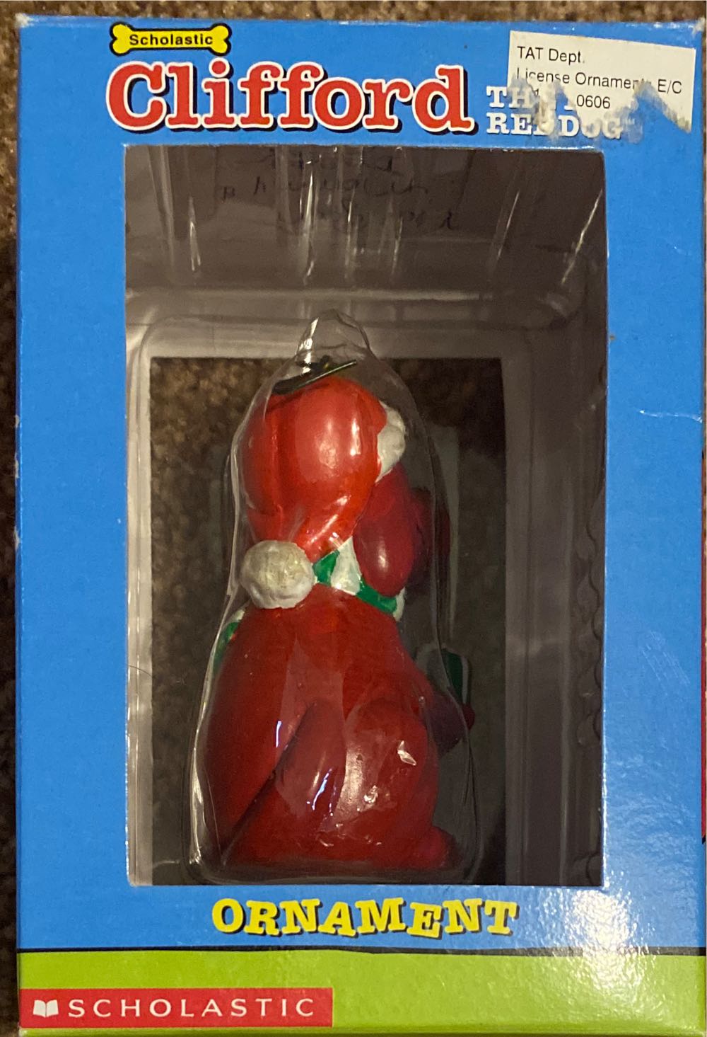 Scholastic Clifford The Big Red Dog Ornament  ornament collectible [Barcode 086131287596] - Main Image 2