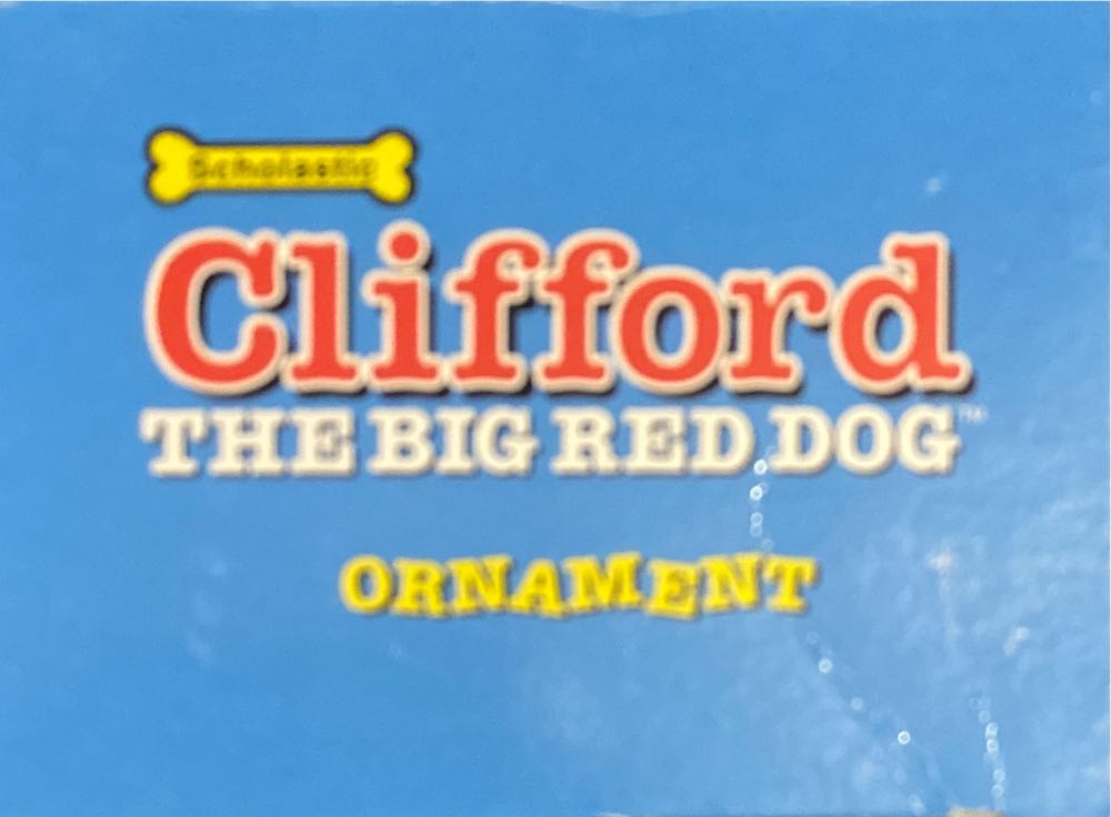 Scholastic Clifford The Big Red Dog Ornament  ornament collectible [Barcode 086131287596] - Main Image 4