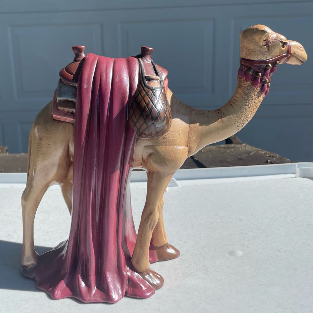 Ceramic - Duncan - Nativity - Animal - Camel - Looking Left - #0997F - Animal (Nativity) ornament collectible - Main Image 2