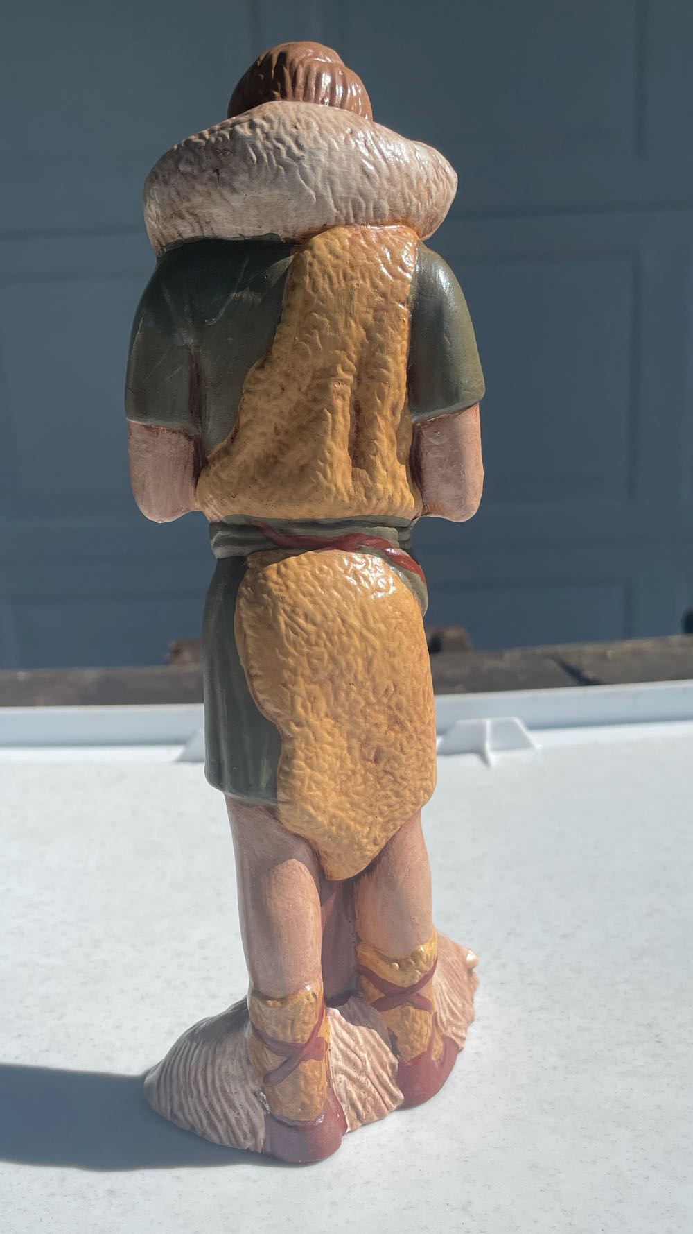 Ceramic - Duncan - Nativity - Shepherd - Lamb On Shoulder - #0997M - Shepherd (Nativity) ornament collectible - Main Image 2