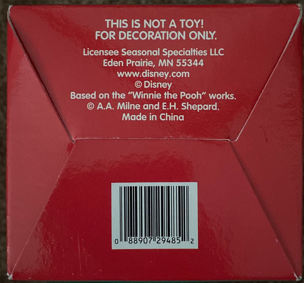 Disney Winnie The Pooh With Blue Scarf Ornament  ornament collectible [Barcode 088907294852] - Main Image 3