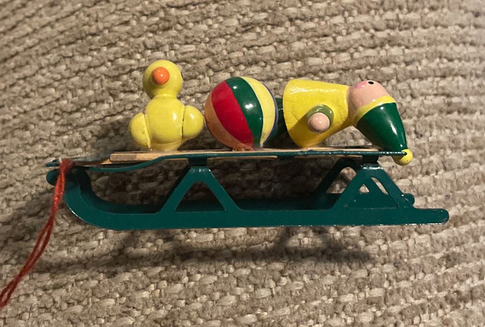 Midwest - Sled - With Toys - With Toys (Sled) ornament collectible - Main Image 2