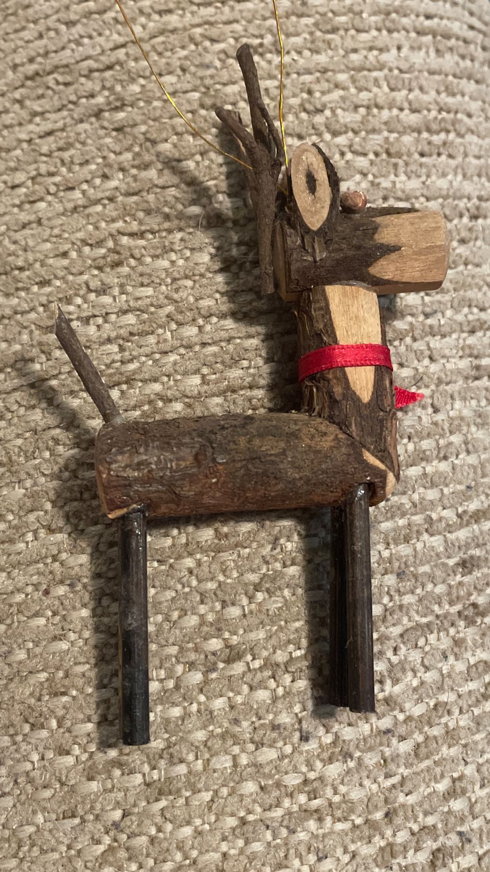 Wood - Reindeer - Reindeer (Wood) ornament collectible - Main Image 2