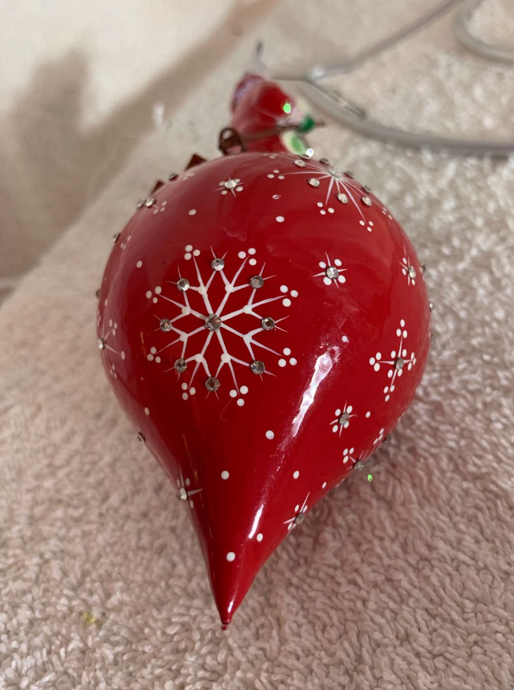 Leading the Way, Red, Santa for Dan - Commissioned Design (Santa) ornament collectible - Main Image 4