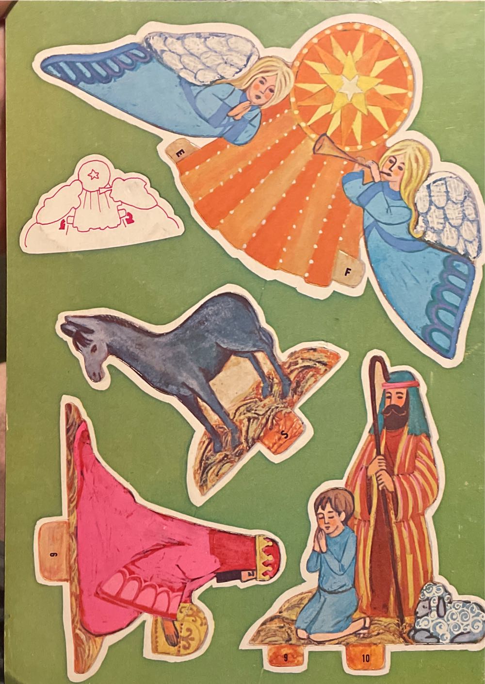 Whitman - Christmas Manger - #1916 - Press-Out Book (Nativity) ornament collectible - Main Image 4