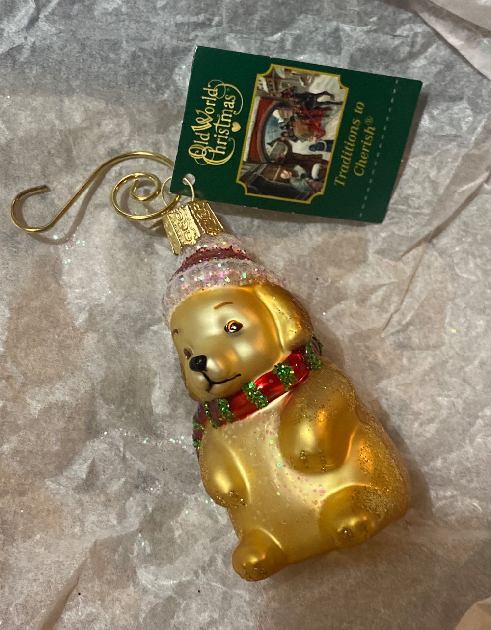 Christmas Dog  (Dog) ornament collectible [Barcode 729343124487] - Main Image 2