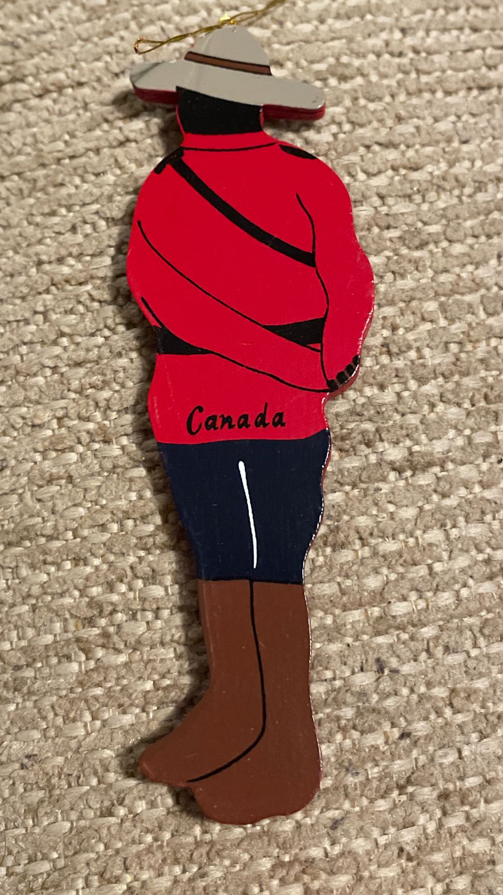 Wood - Canadian Mountie - Canda (Wood) ornament collectible - Main Image 2