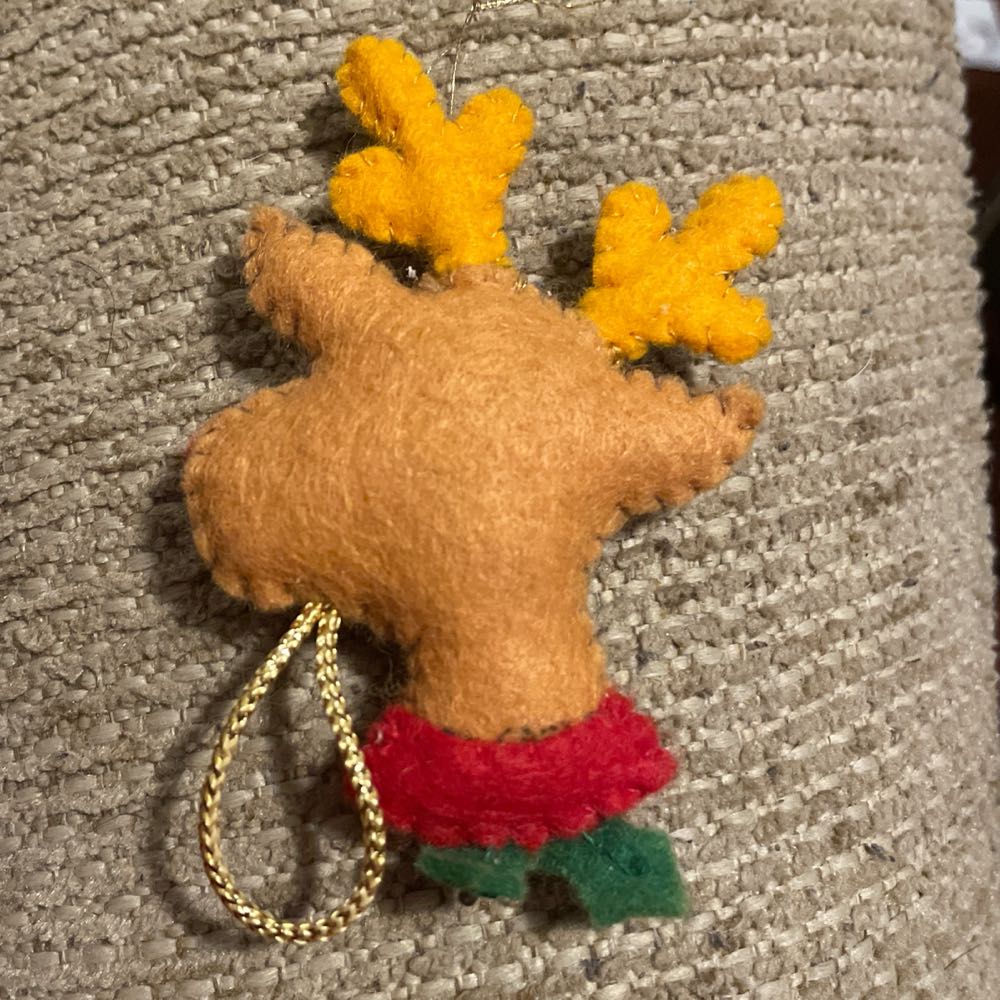 Felt - Reindeer - Head - Reindeer (Felt) ornament collectible - Main Image 2