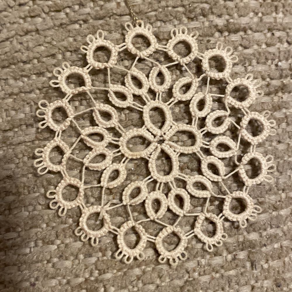 Lace - Snowflake - Snowflake (Lace) ornament collectible - Main Image 1
