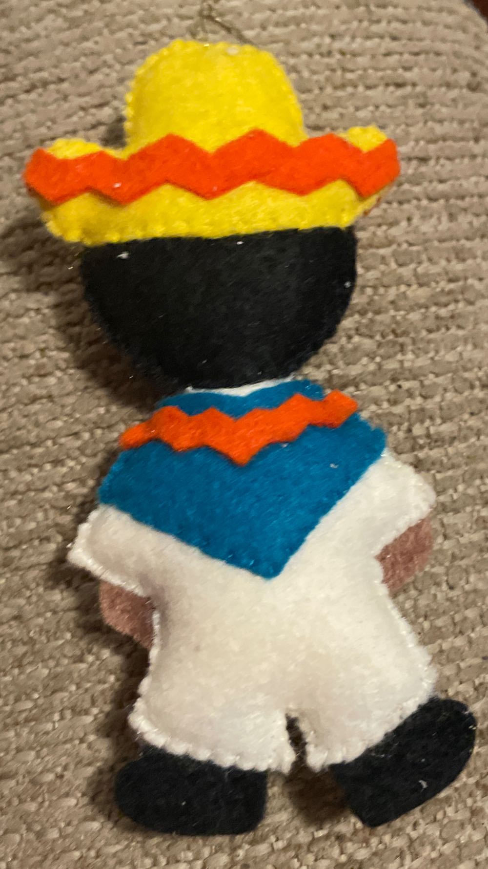 Felt - Hispanic - Charro - Hispanic (Felt) ornament collectible - Main Image 2
