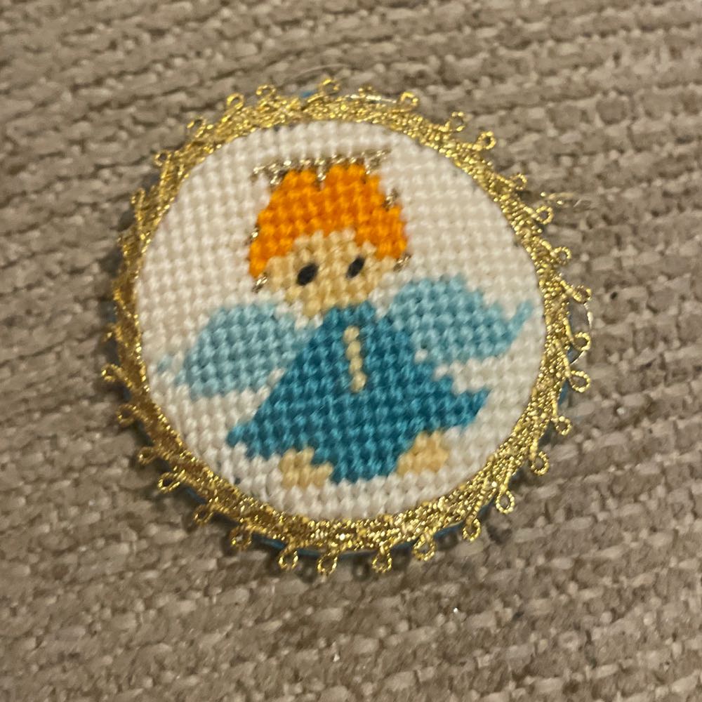Cross Stitch - Angel   (Cross Stich - Angel) ornament collectible - Main Image 1