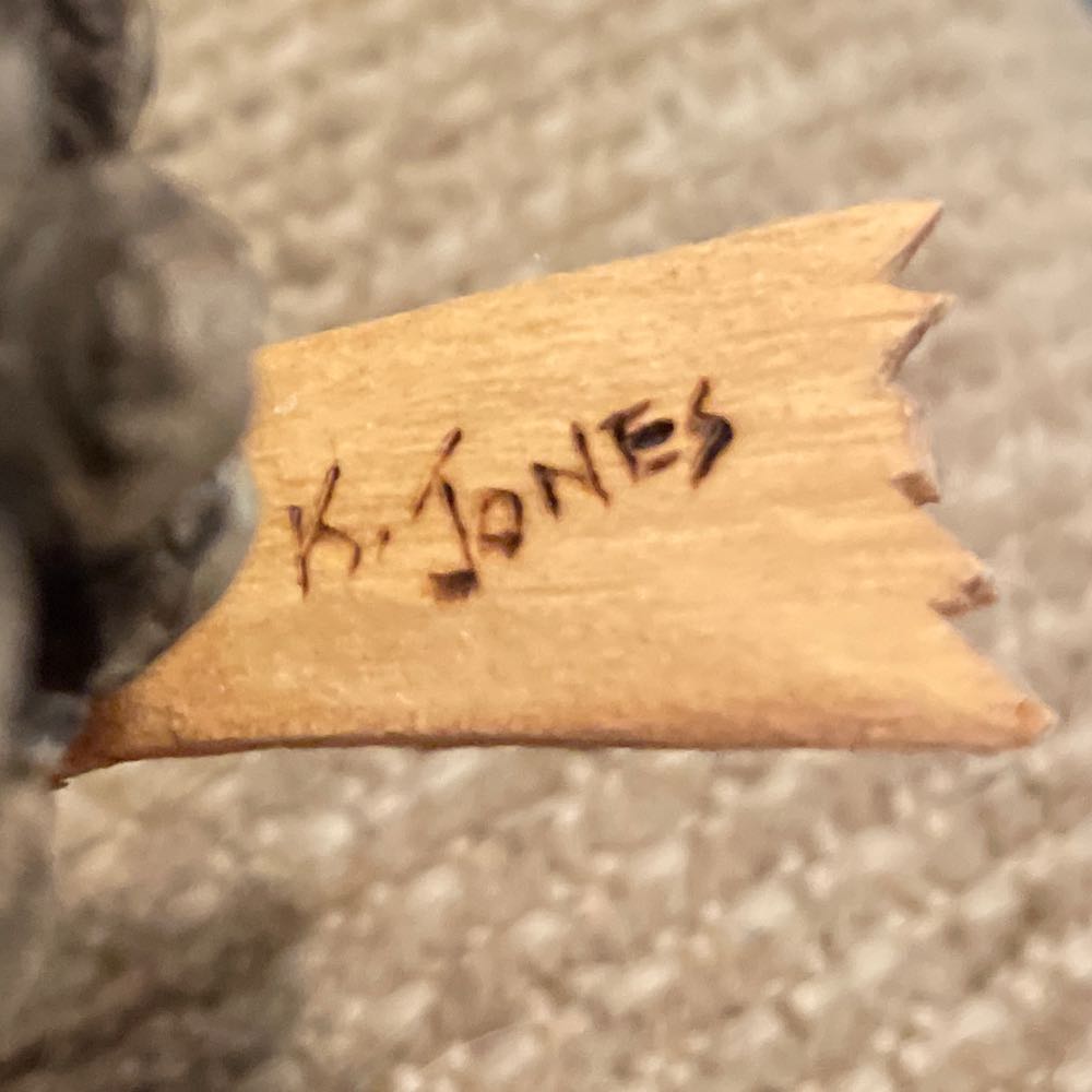 Wood - Bird On Pinecone - Bird (Wood) ornament collectible - Main Image 2