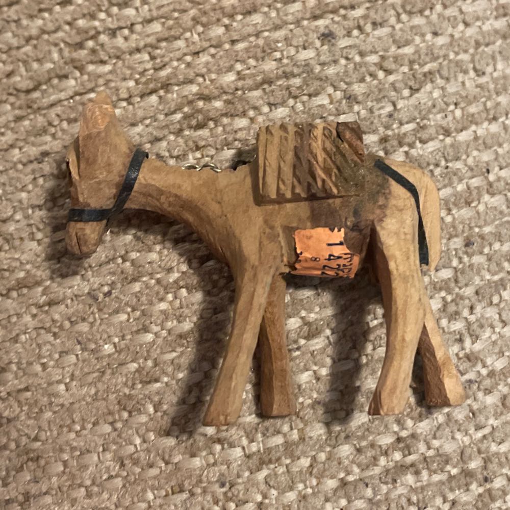 Holy Land - Carved Olive Wood - Donkey - Animal (Holy Land) ornament collectible - Main Image 2