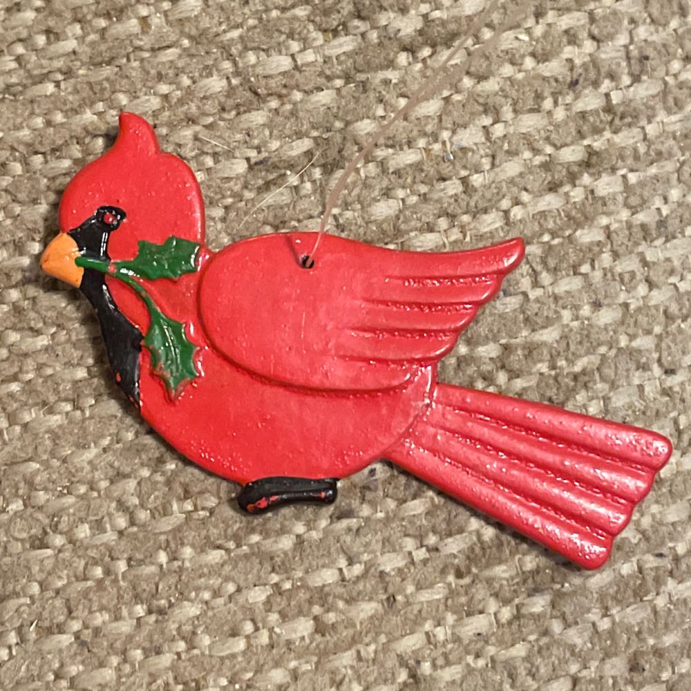 Metal - Cardinal - Cardinal (Bird) ornament collectible - Main Image 2