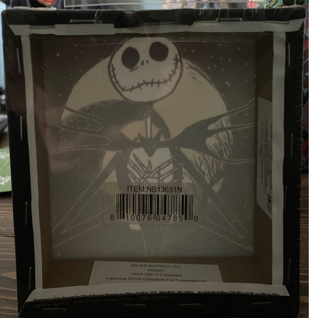Disney The Nightmare Before Christmas Canvas  ornament collectible [Barcode 810076047850] - Main Image 2