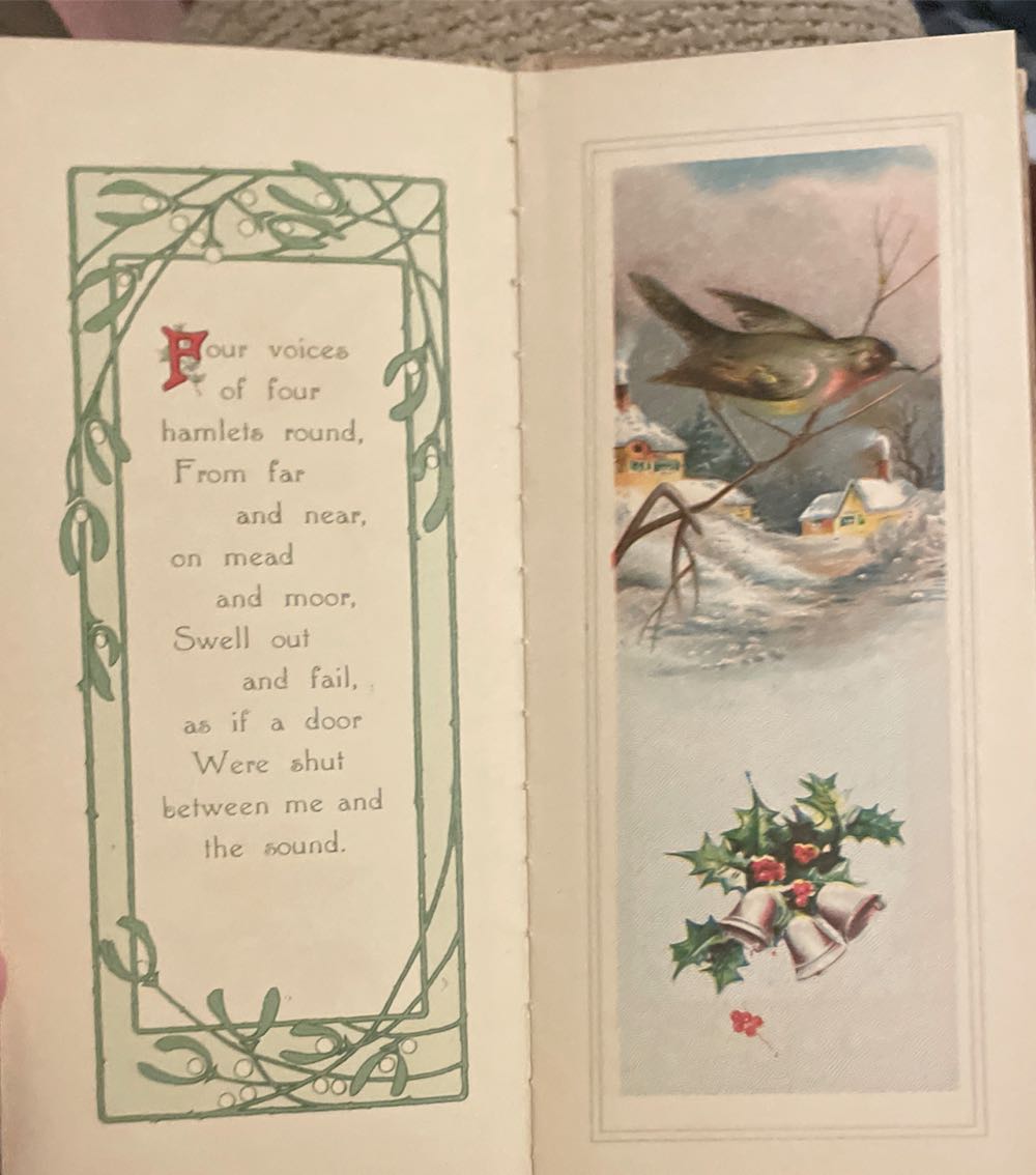 Booklet - A Christmas Day With Tennyson - By Alfred Lord Tennyson (Poetry) ornament collectible - Main Image 3