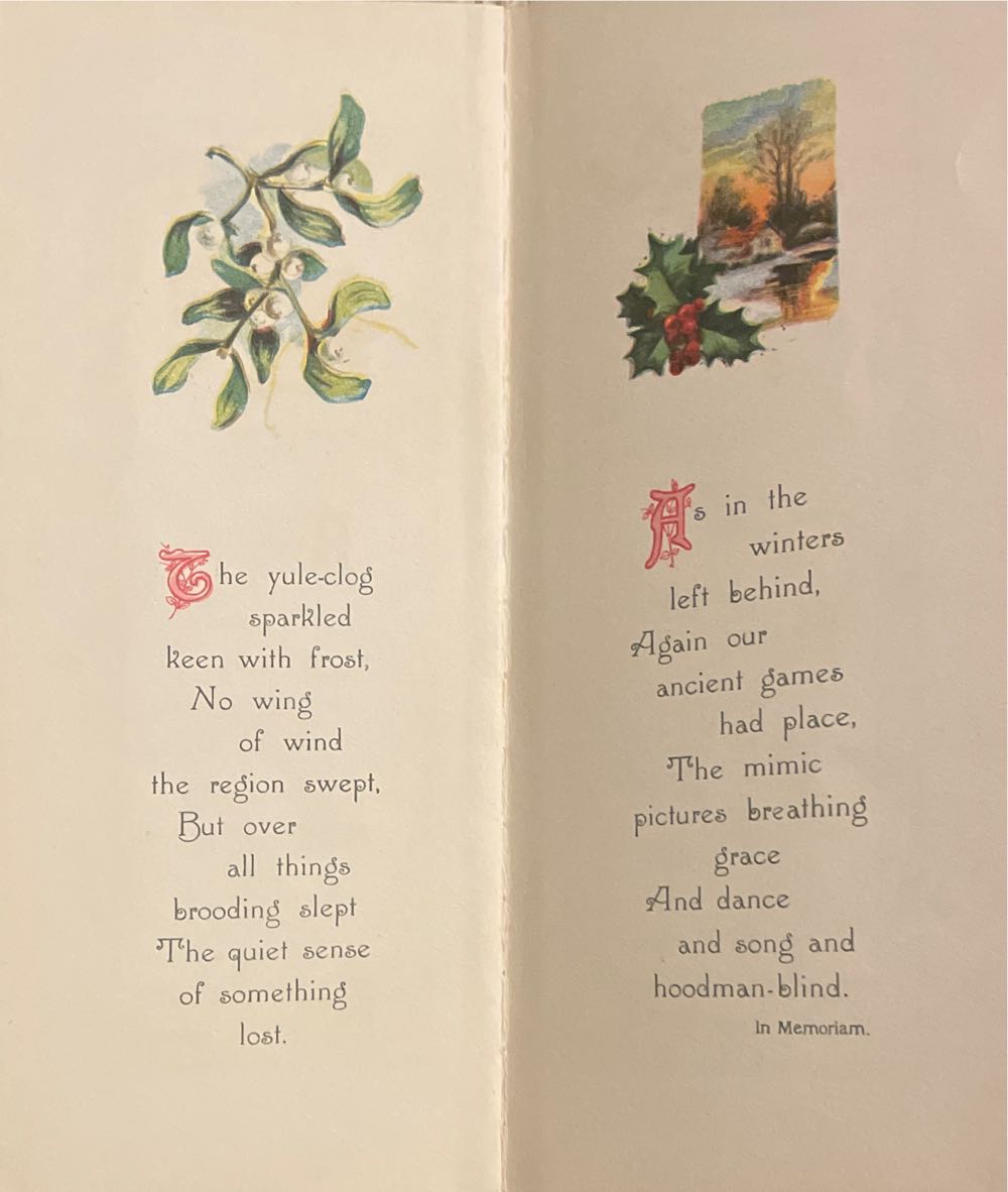 Booklet - A Christmas Day With Tennyson - By Alfred Lord Tennyson (Poetry) ornament collectible - Main Image 4