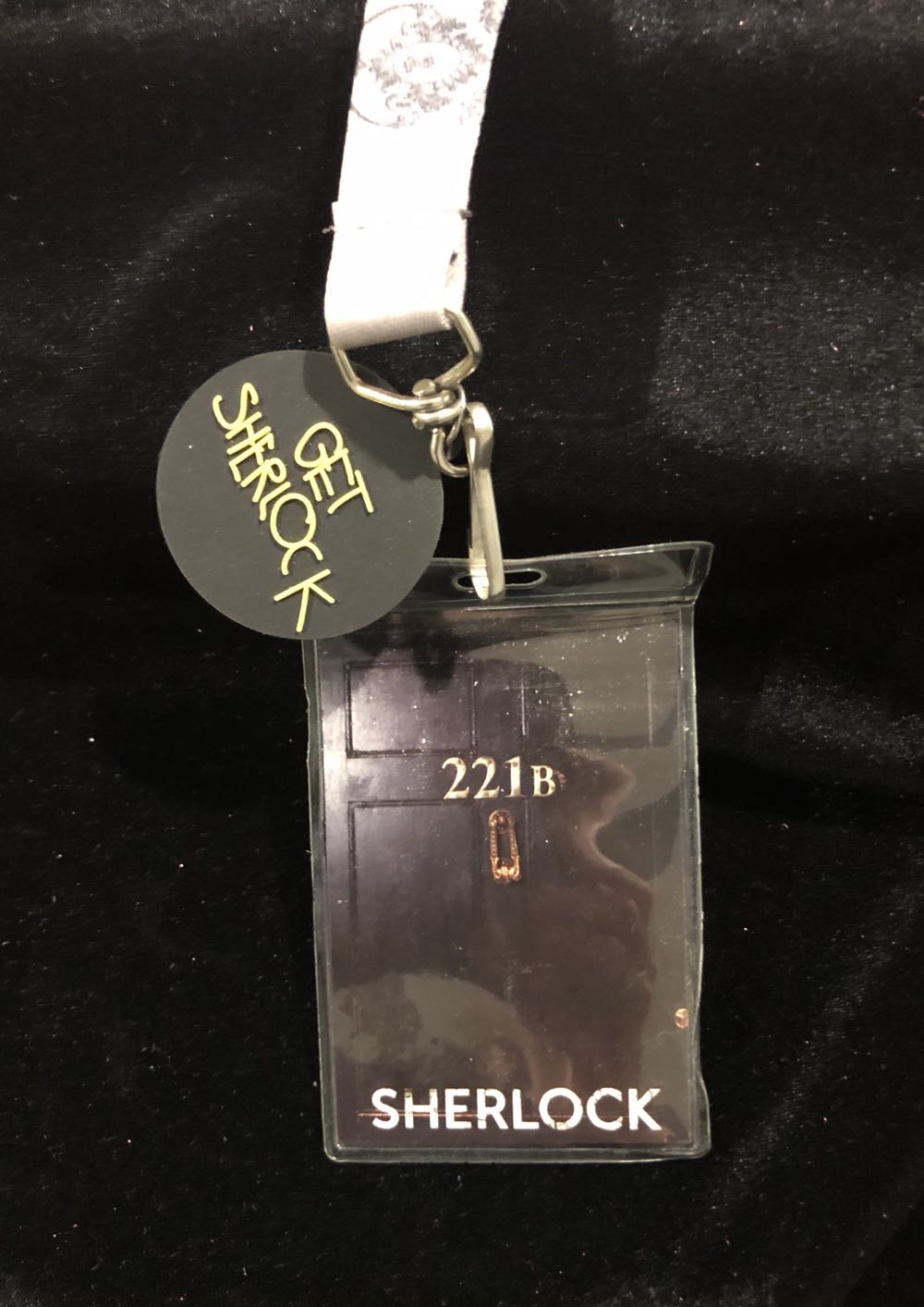 Sherlock Holmes 221B with 2D Get Sherlocked Lanyard Charm  ornament collectible - Main Image 2