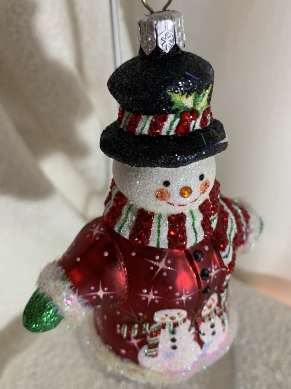 Scenic Snowman, Red - Other Exclusive (Snowman) ornament collectible - Main Image 2