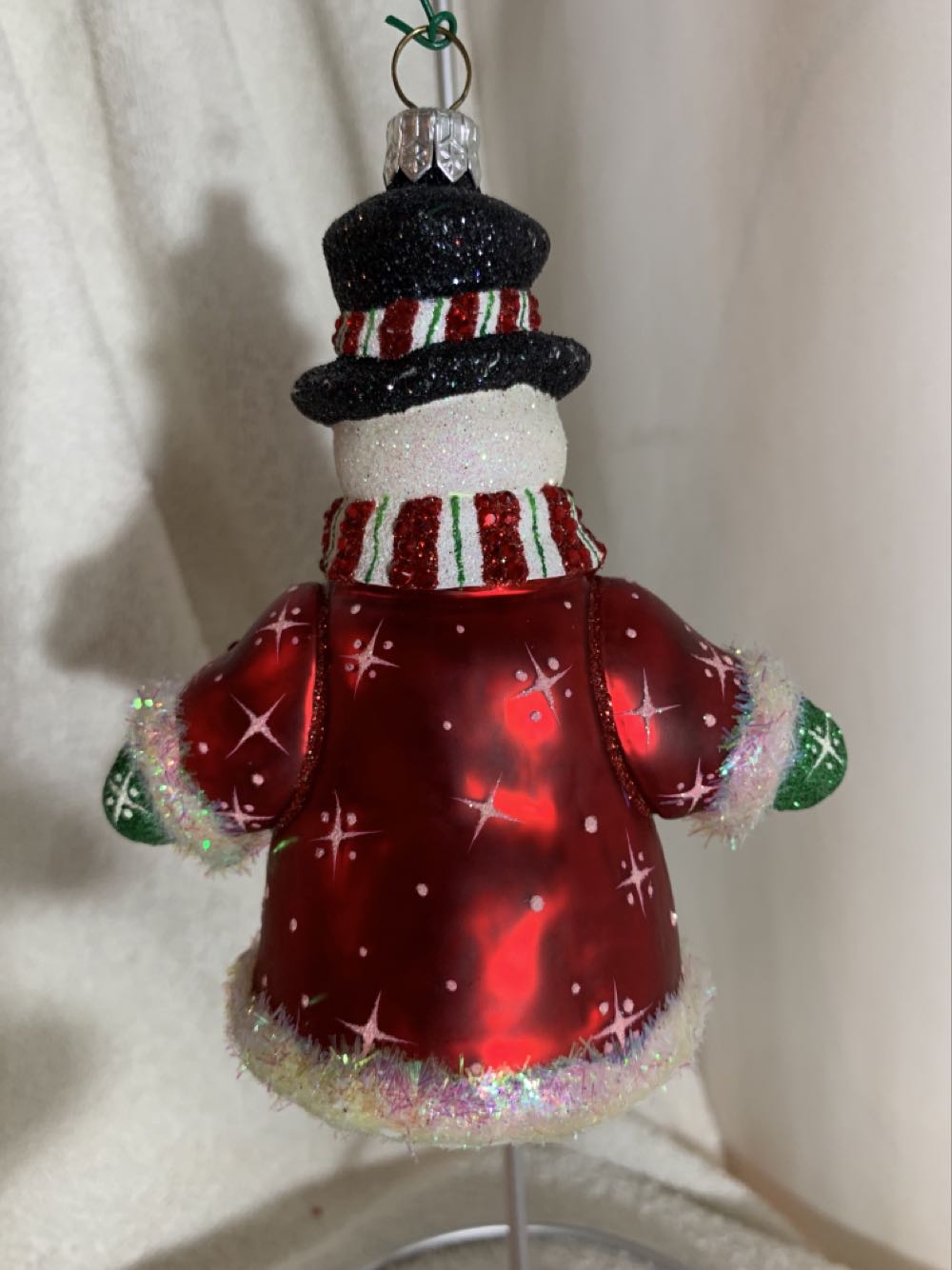 Scenic Snowman, Red - Other Exclusive (Snowman) ornament collectible - Main Image 3
