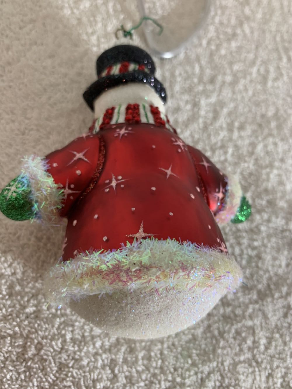 Scenic Snowman, Red - Other Exclusive (Snowman) ornament collectible - Main Image 4