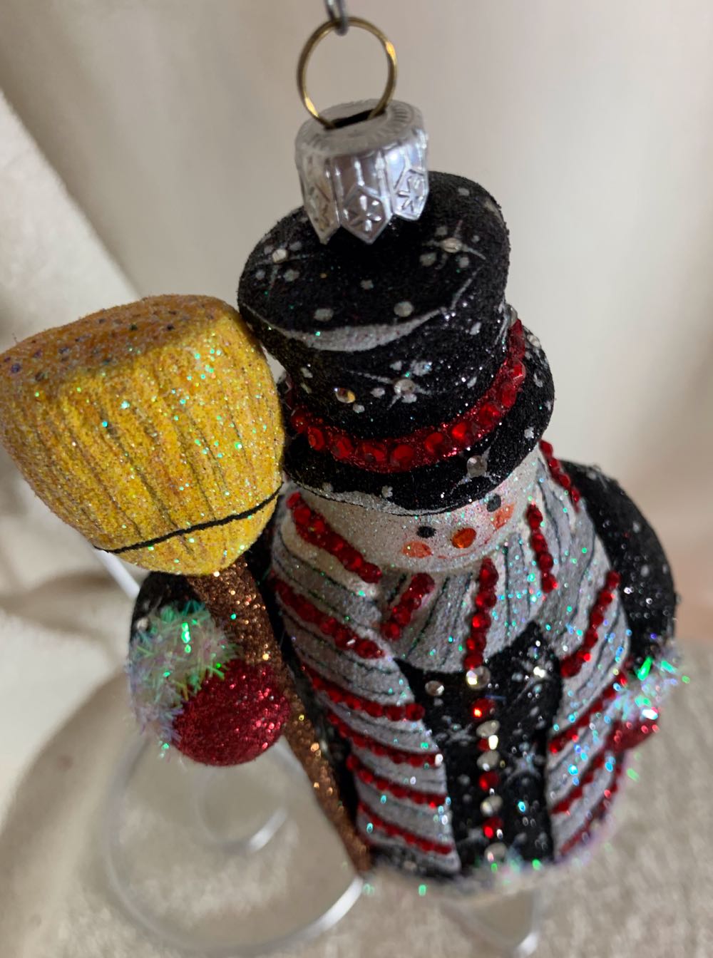 Classical Snowman, Black - Other Exclusive (Snowman) ornament collectible - Main Image 2